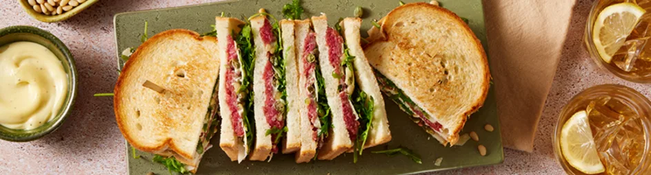 Clubsandwich ossenworst