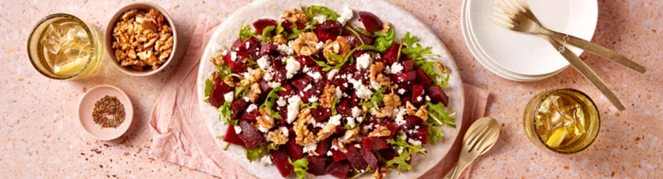 Rode bieten salade met feta