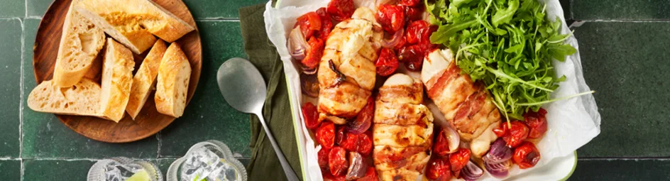 Gevulde kipfilet met geitenkaas