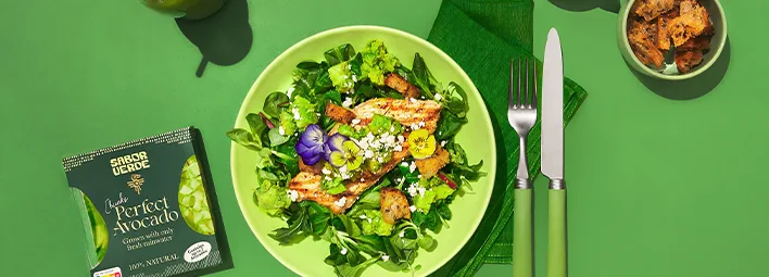 Salade met Sabor Verde Chunks Perfect Avocado.