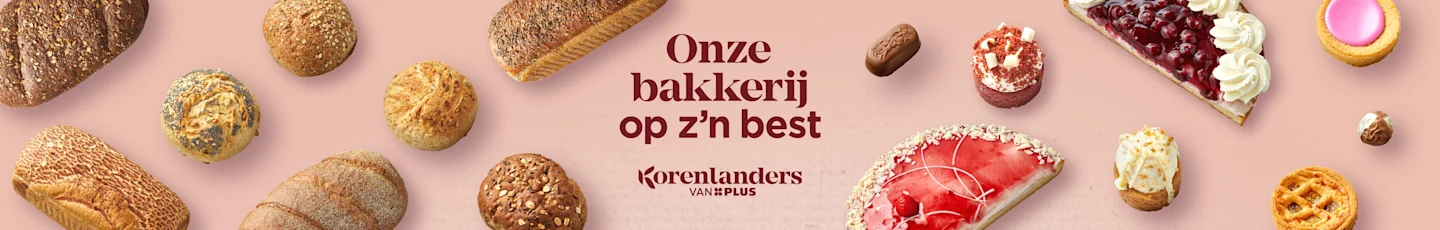 Assortiment van PLUS Korenlanders.