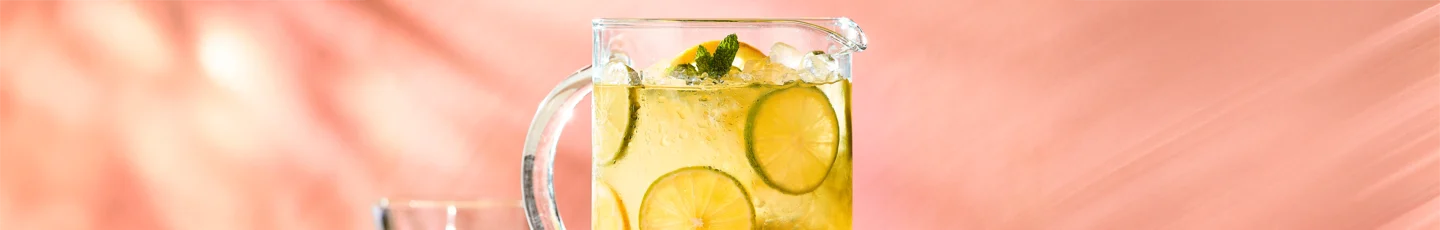 Zelfgemaakte ijsthee