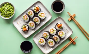 Ebi tempura sushi