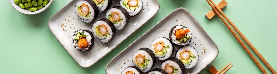Ebi tempura sushi