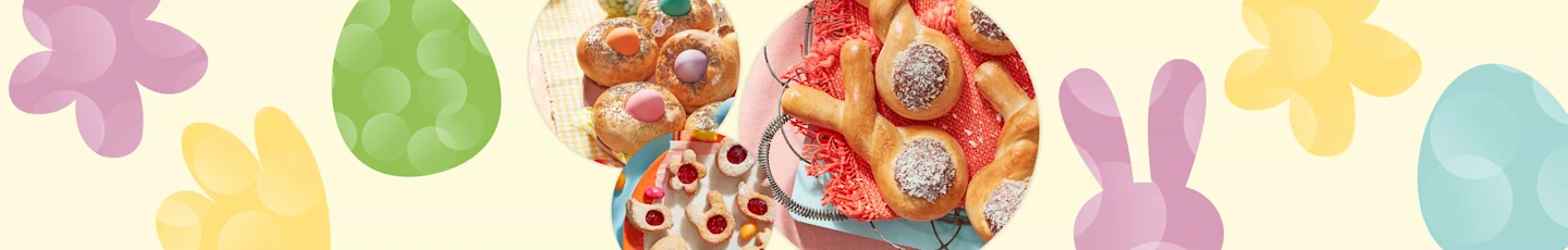 Paasrecepten voor kinderen zoals paashaasjes.