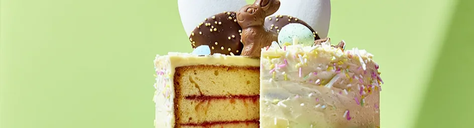 Paascake met vanillebotercrème