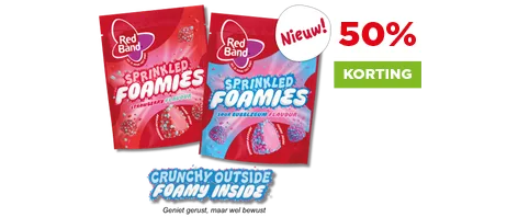 Nieuw: Redband sprinkled foamies