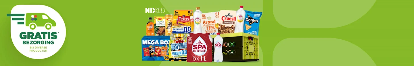 Gratis bezorging op verschillende producten