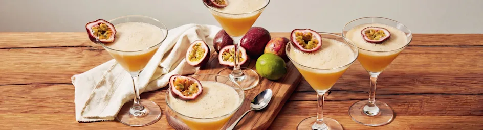 Passievrucht mocktail