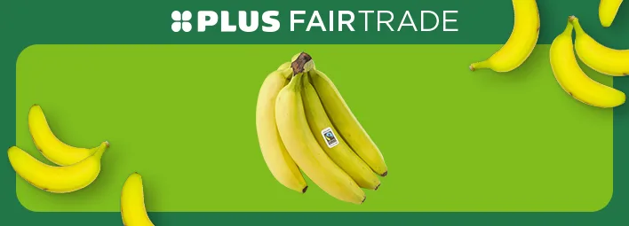 PLUS Fairtrade bananen