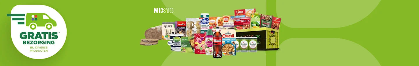 Gratis bezorging op verschillende producten