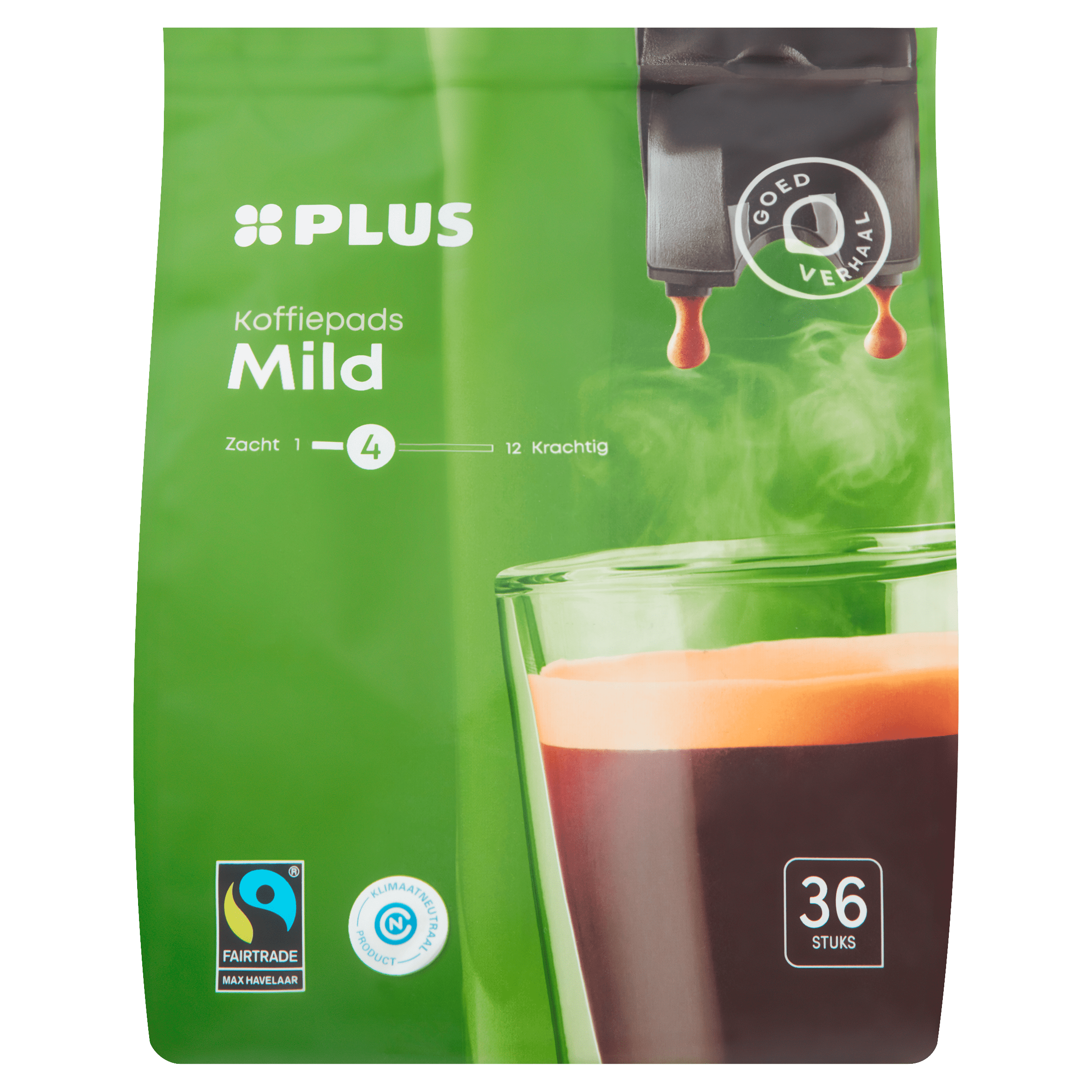 Plus Koffiepads Mild Roast Fairtrade Per Stazak St