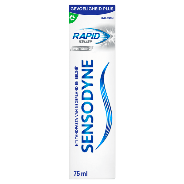 Sensodyne Tandpasta Rapid Relief Whitening Per Doos 75 Ml