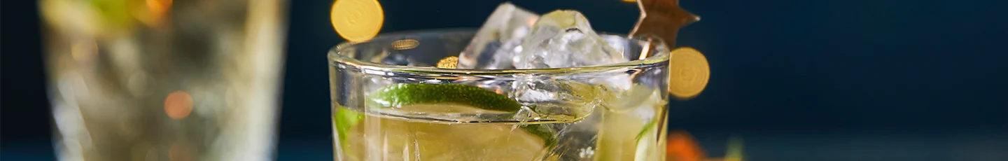 Ice tea green mocktail