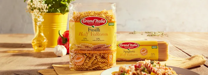 Grand’ Italia Half Volkoren pasta .