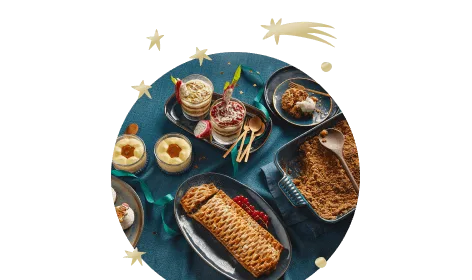 Kerst nagerechten assortiment