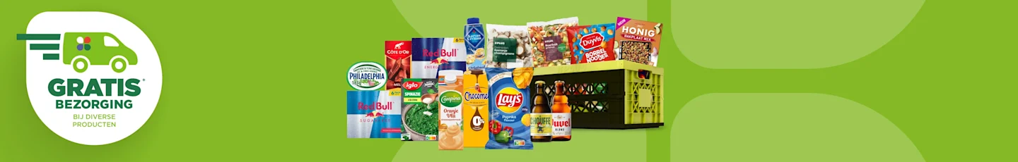 Gratis bezorging op verschillende producten