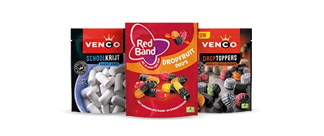 Redband en Venco snoep
