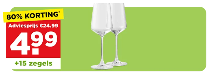 Kristalglas witte wijn
