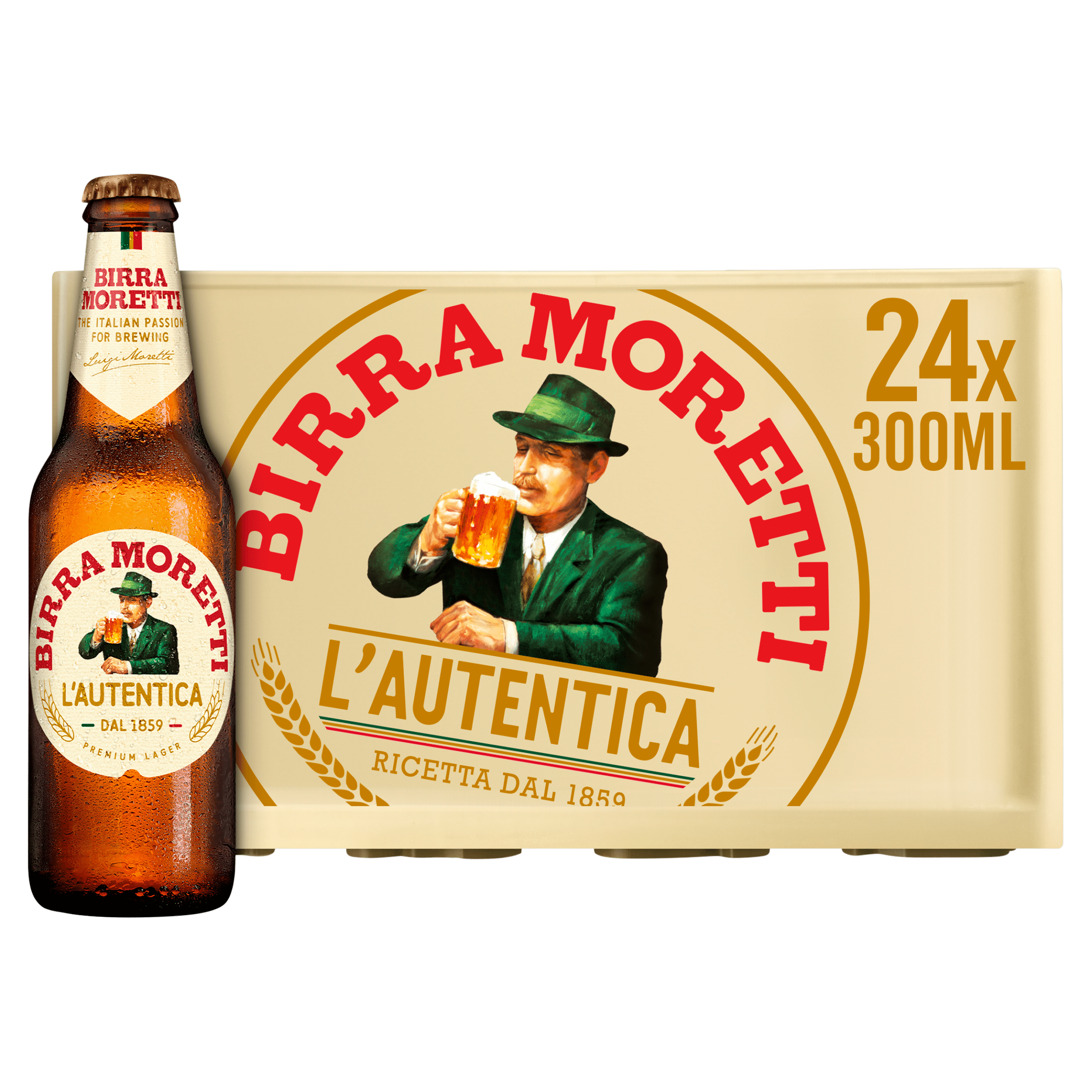 Birra Moretti L Autentica Bier Fles Per Krat Ml