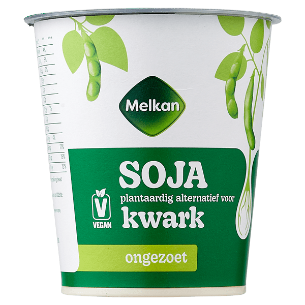 Melkan Soja Kwark Naturel Per Beker 400 G