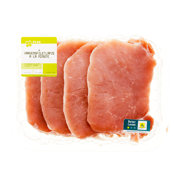 PLUS Boerentrots Varkensfiletlap A La Minute Per 300 Gram