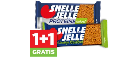 Snelle jelle 1 + 1 gratis