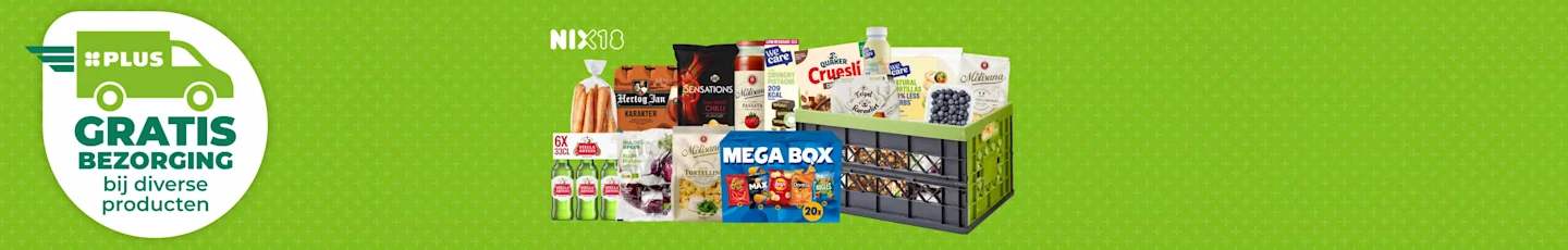 Gratis bezorging op verschillende producten