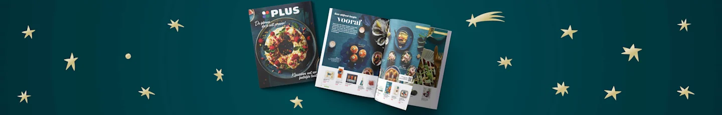 Kerstmagazine van PLUS.