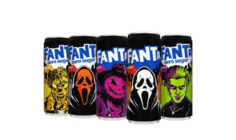 Fanta halloween blikken