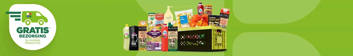 Gratis bezorging op verschillende producten