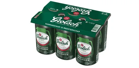 PLUS en Grolsch introduceren nieuwe duurzame verpakking
