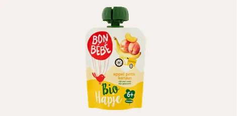 Veiligheidswaarschuwing - Bonbébé bio hapje appel perzik banaan 90g