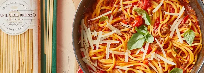 Eenpanspasta met pomodorini