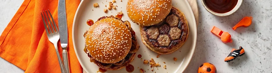 Smoky glaze burger
