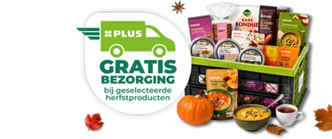 Gratis bezorging bij aankoop van geselecteerde herfstfavorieten. Geldig van 28 oktober t/m 3 november