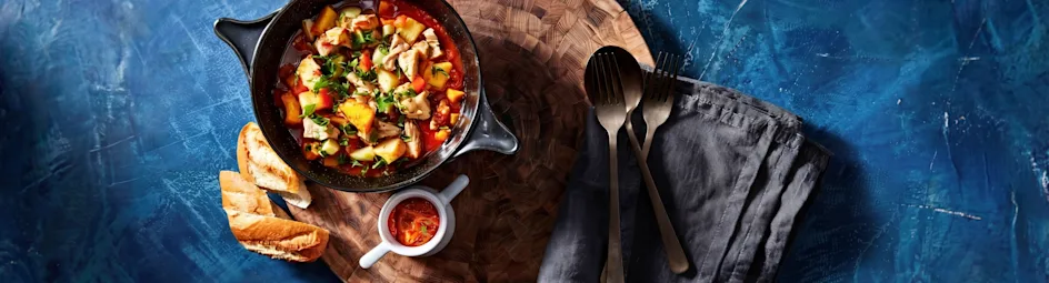 Visstoof met venkel en saffraan