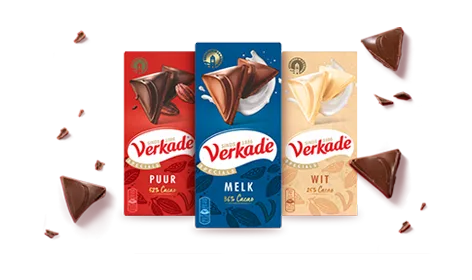 Verkade chocoladerepen 90 gram