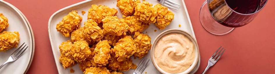 Krokante kip met cornflakes uit de airfryer