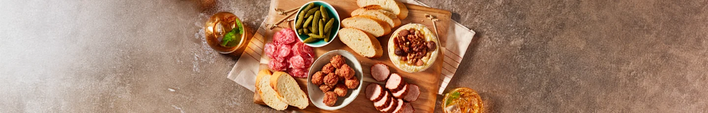 Herfstige tapasplank met camembert uit de oven