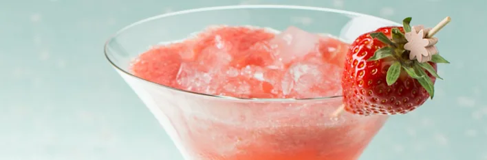 Watermeloen-aardbei daiquiri