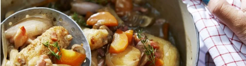 Coq au vin blanc