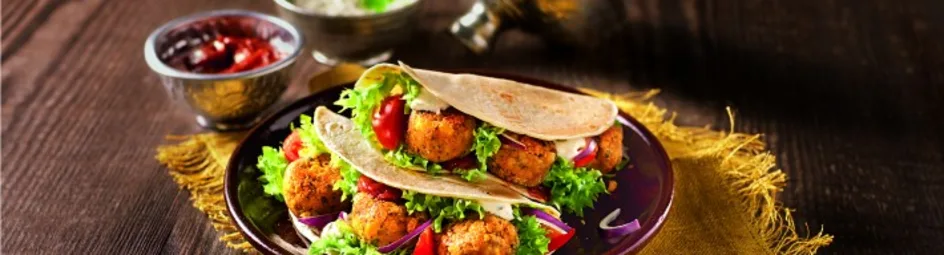 Libanese falafel met harissasaus