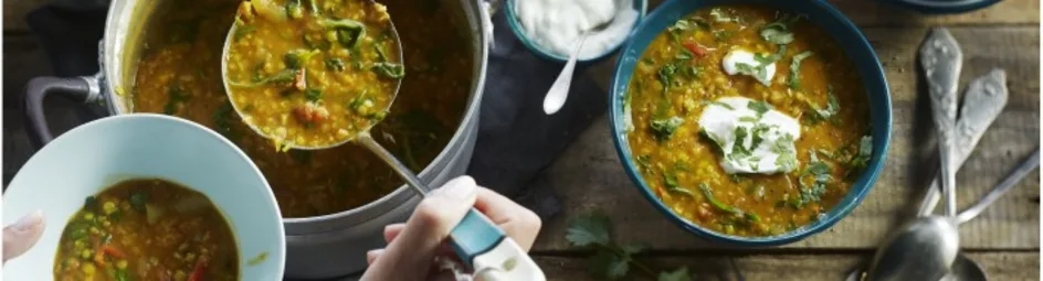 Indiase linzensoep