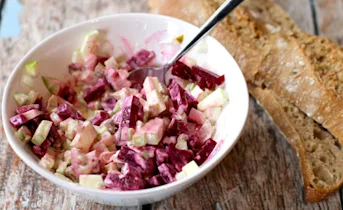 Bietensalade met GIJS Koninginnenharing