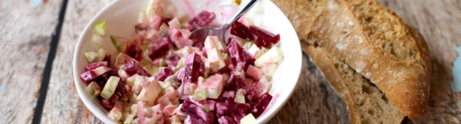 Bietensalade met GIJS Koninginnenharing