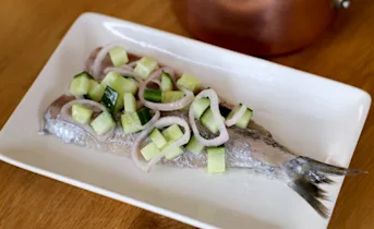 Haring met zelfgemaakt zoetzuur