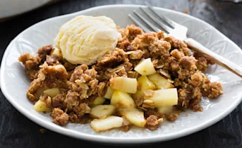 Apple crumble