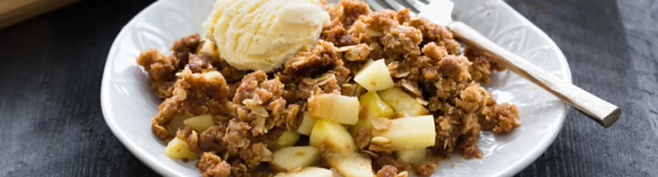 Apple crumble