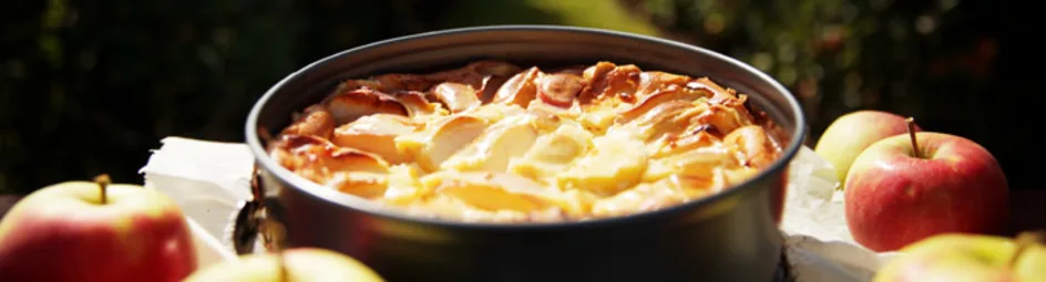 Creamy & crunchy apple pie